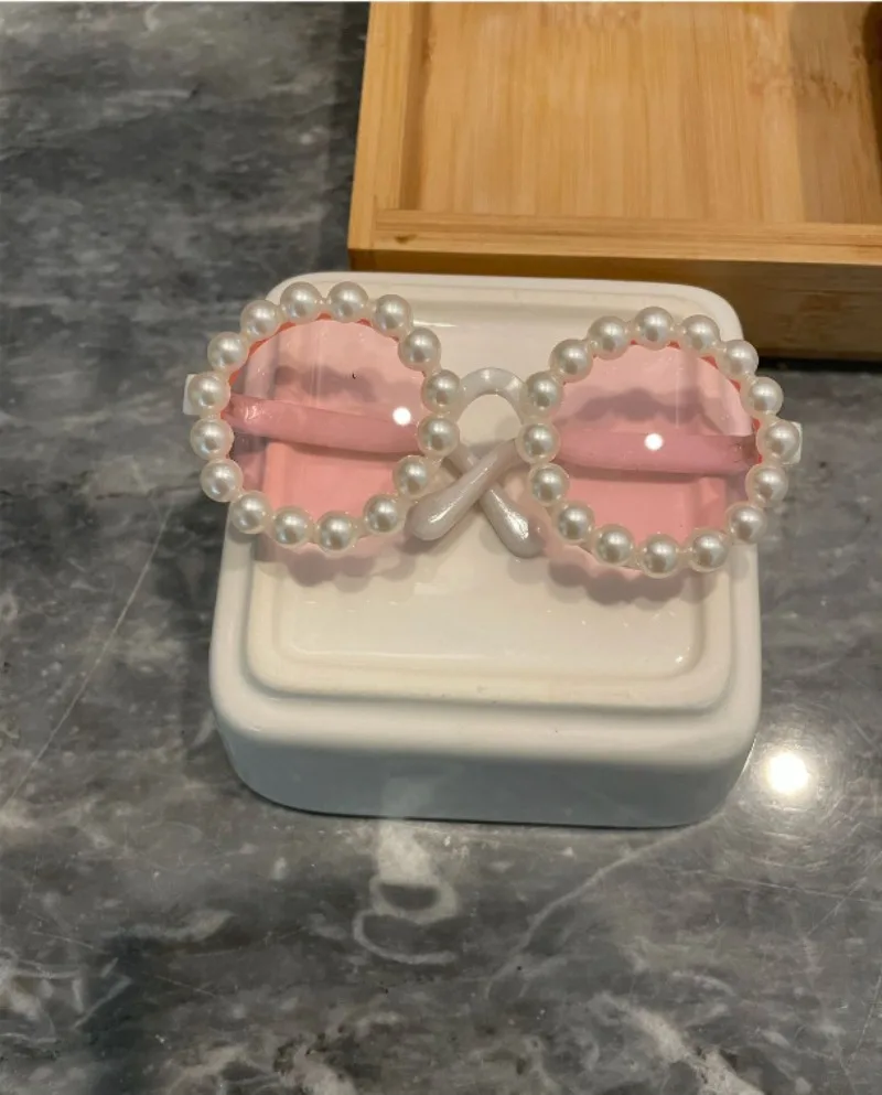 Accesorios para mascotas, gafas de sol de flores, gafas circulares para juegos de rol, accesorios para fotos, gafas para gatos y correa para perros pequeños y Paracord - imagen 3