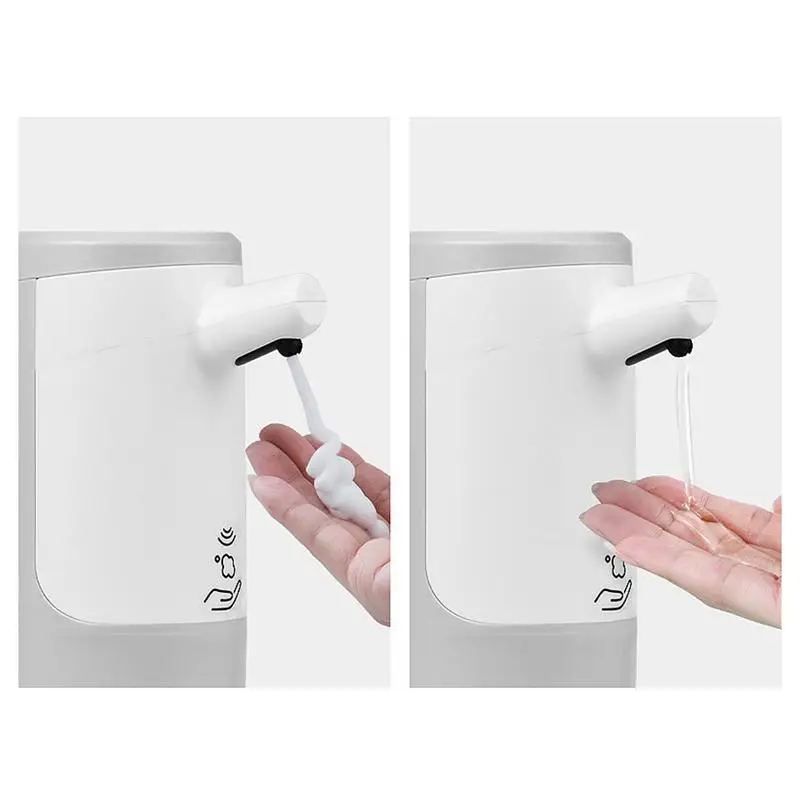 Dispensador de jabón automático sin contacto, dispositivo con batería de 600ml, Sensor infrarrojo de volumen ajustable para el hogar y la cocina - imagen 2