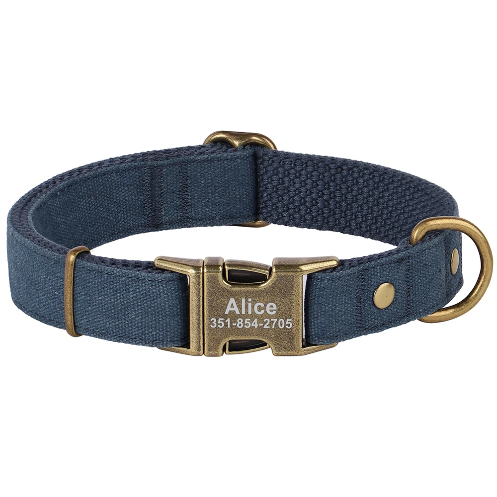 Collar Personalizado para Perros - Nailon, Identificación Gratis - imagen 2