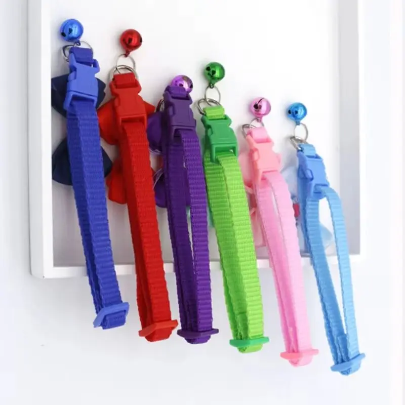 Collar ajustable para mascotas, Collar duradero con campanas y lazo para perros y gatos, suministros de decoración para mascotas para todas las estaciones