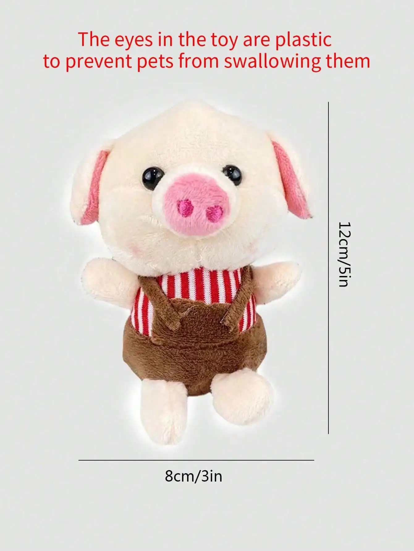 Peluche cerdito interactivo para gatos y perros - imagen 4