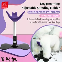 Soporte de pie ajustable para aseo perros – Banco auxiliar esteticista
