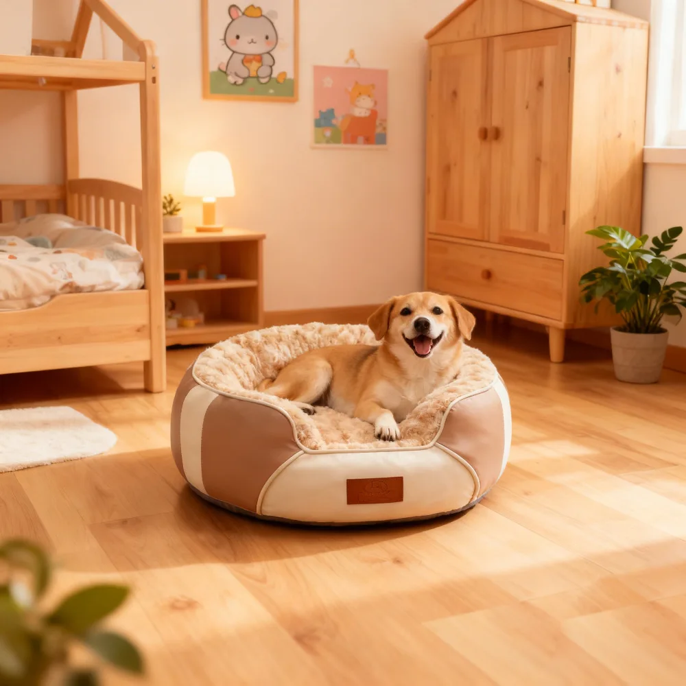 2026 Nueva cama para gatos gruesa y aislada, estera para mascotas, cama de cuero de alta gama para mascotas medianas a pequeñas para gatos y perros - imagen 3