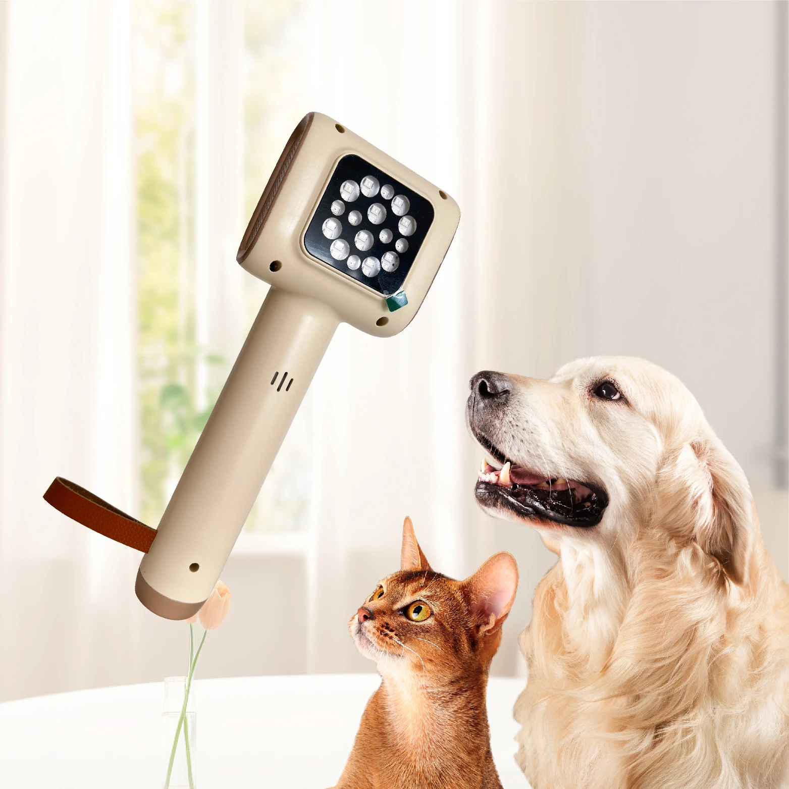 Dispositivo de terapia láser Led para mascotas, dispositivo de terapia de luz roja y azul para piel de perro y gato, herramientas de alta calidad - imagen 5