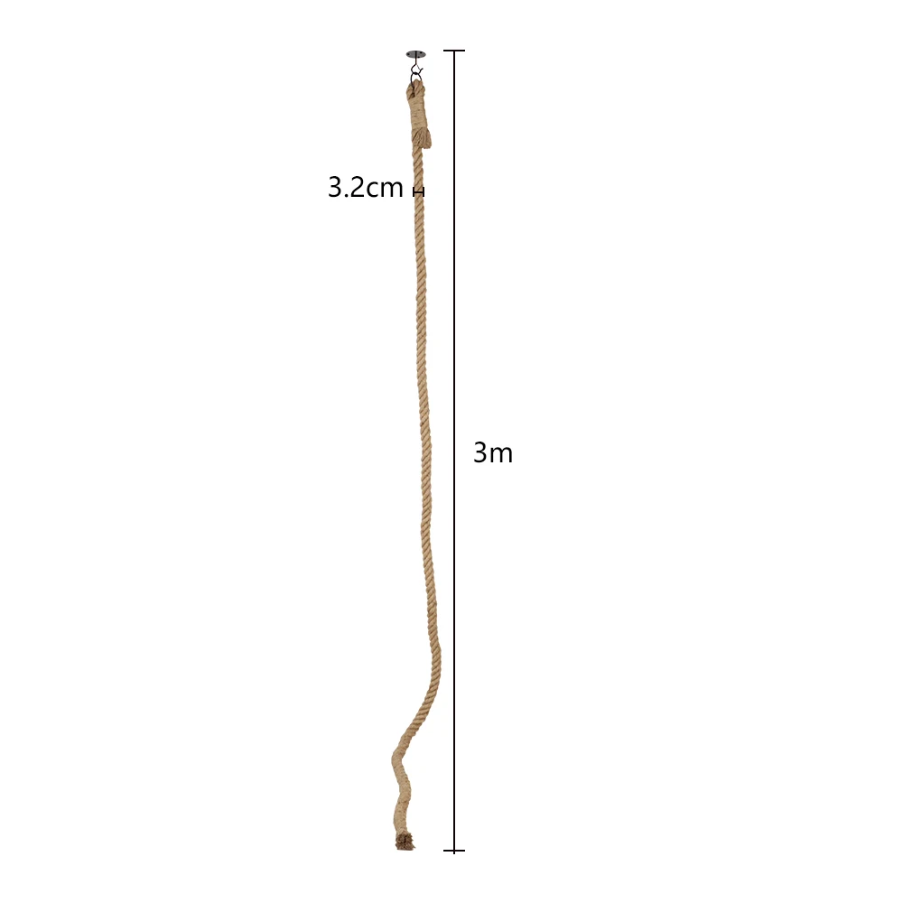 Rascador de sisal para gatos montable en pared o techo: afila garras