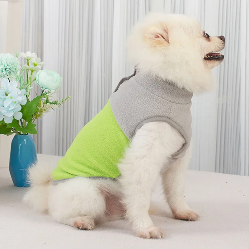 Ropa para perros Otoño Invierno disfraz de lana de colores a juego para perros pequeños Dachshund Yorks cachorro sudaderas con capucha sudadera para ropa para perros - imagen 5