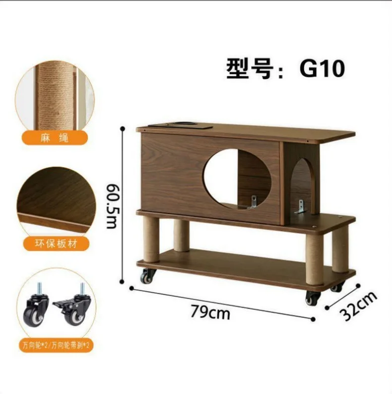 Mesa de centro para mascotas en sala