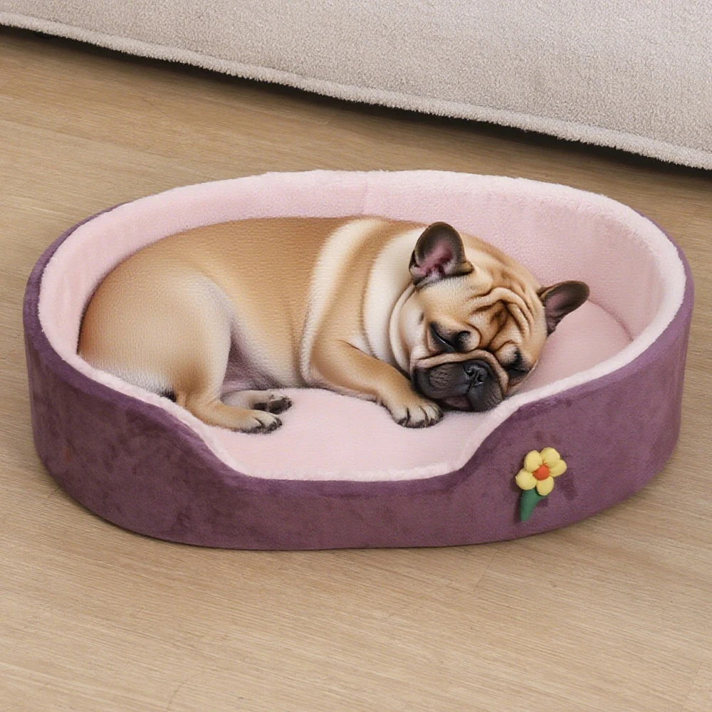 Cama térmica acolchada para perros medianos y gatos – Cálida para invierno - imagen 2