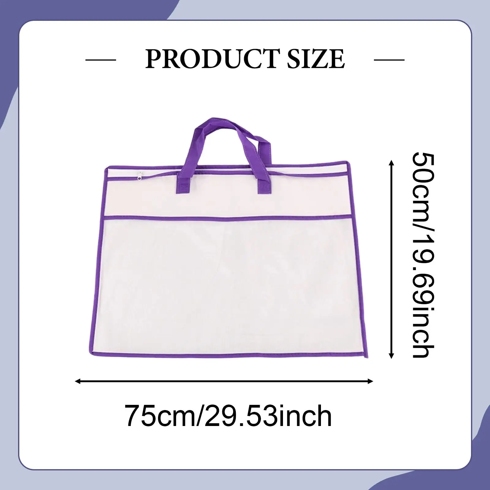 Bolsa de almacenamiento de almohada, bolso portátil con cremallera y asas, bolso de mano para armario