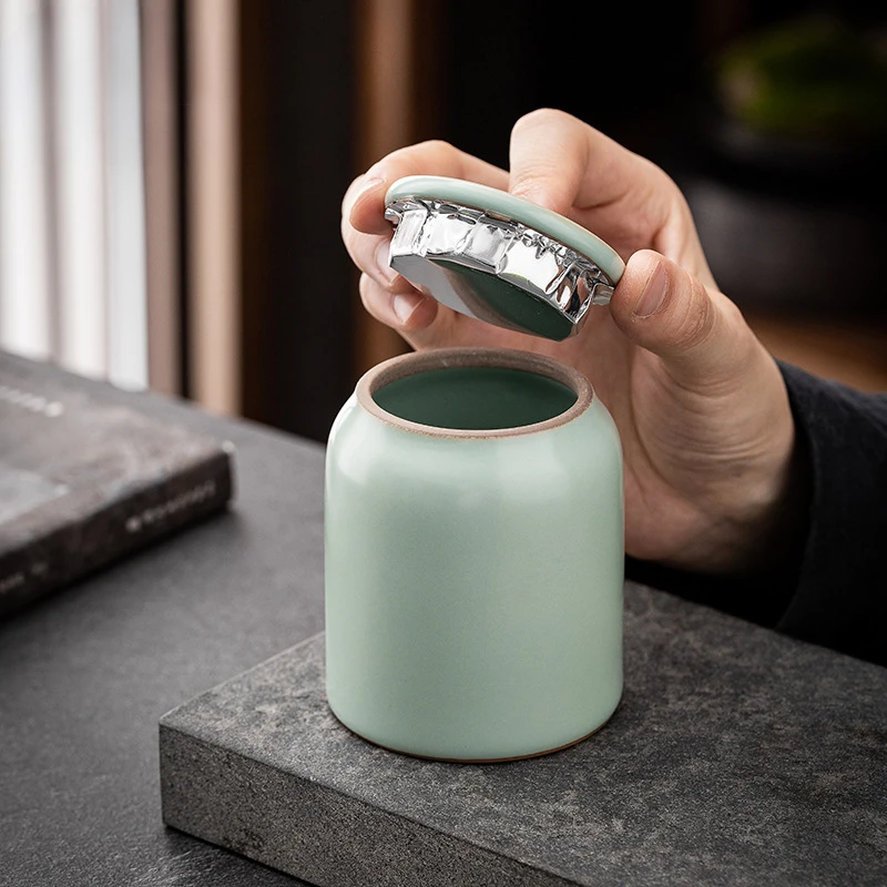 Urna de cerámica para mascotas, pequeña para cenizas humanas, ataúd cinerario, mini recuerdo, urna funeraria de animales para cremación humana, perro - imagen 3