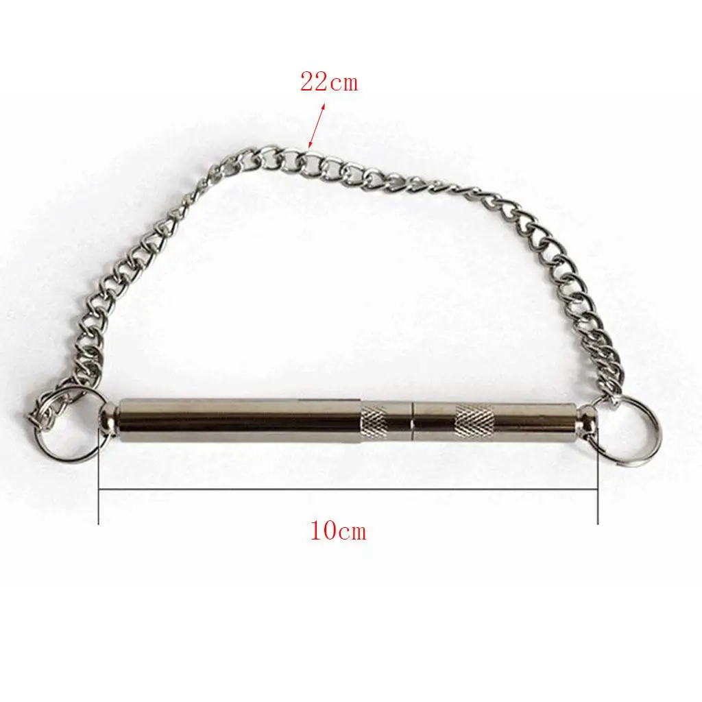 Pet Training Aids Dog Cat Whistle with and Stainless Steel Chain