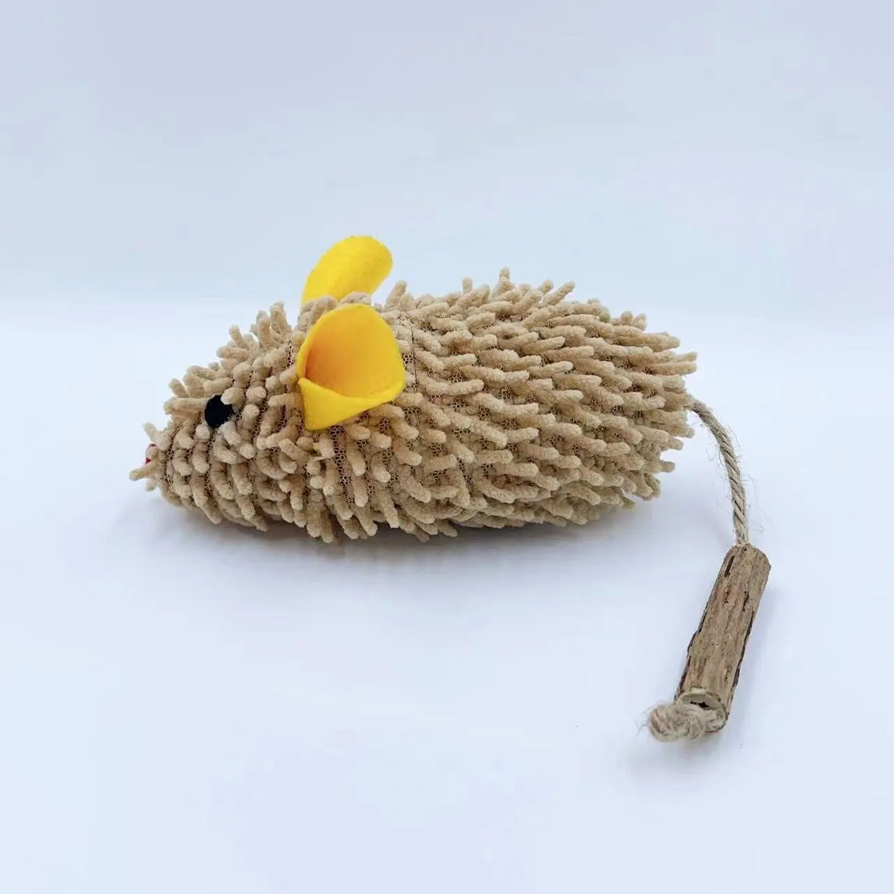 Juguete para gato ratón grande, simulación de hierba gatera, juego interactivo, juguete de peluche para mascotas - imagen 3