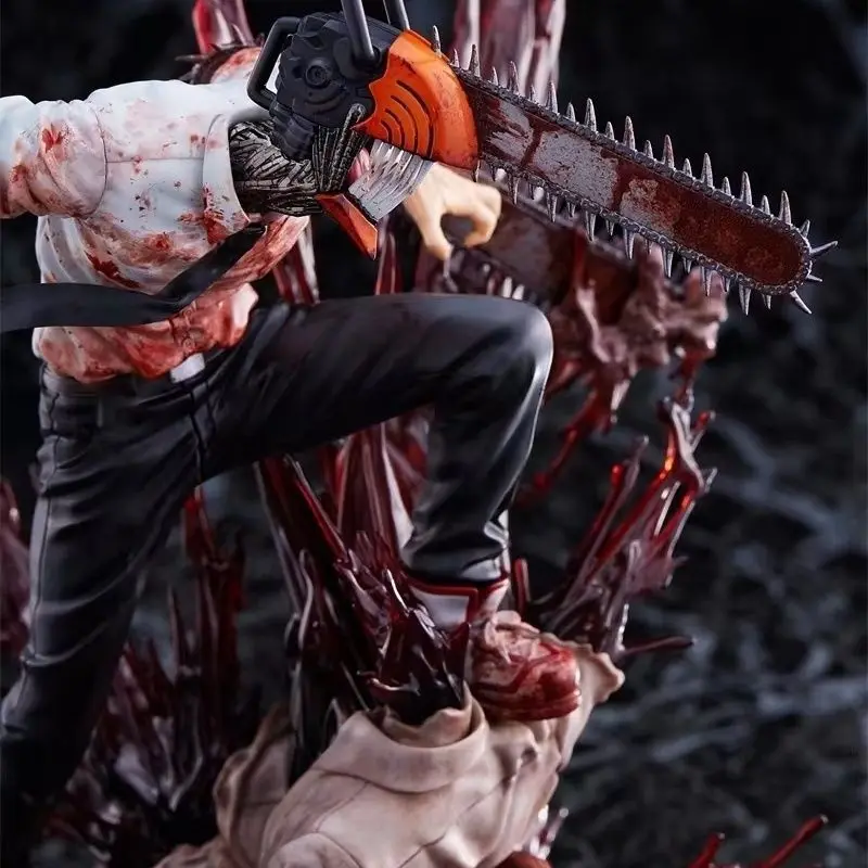 Figura Chainsaw Man Denji Pochita en combate – Decoración y regalo - imagen 2