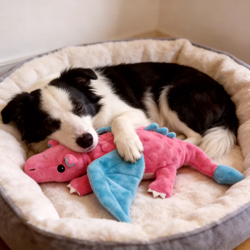 Juguete de peluche para perros: dragón volador, resistente y seguro - imagen 4