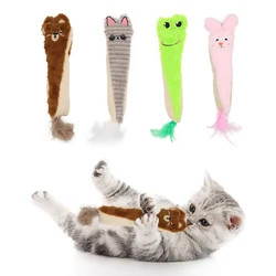 Juguete interactivo de sisal con plumas y papel sonoro para gatos