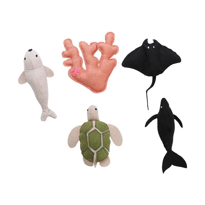 La nueva colección de lienzos de criaturas marinas incluye suministros interactivos para mascotas resistentes a mordeduras de papel sonoro. - imagen 3