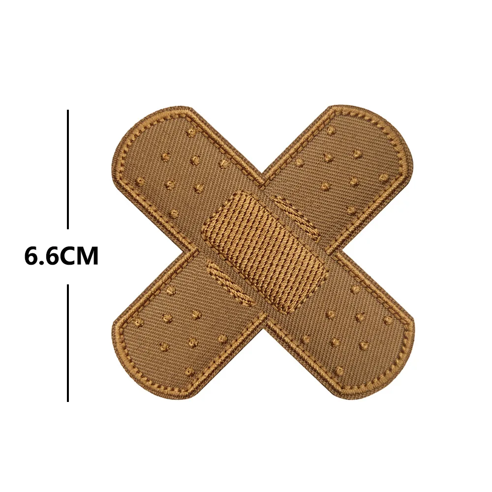 Parche bordado de tirita falsa, insignia para brazalete, apliques de costura, adornos, parches decorativos para bolsos y ropa - imagen 4