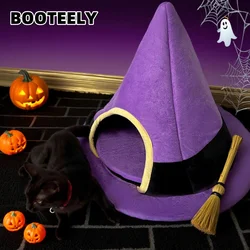 Cama nido para gatos y perros pequeños - Invierno, Halloween