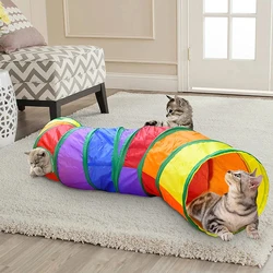 Túnel plegable para gatos, cachorros – juego y ejercicio