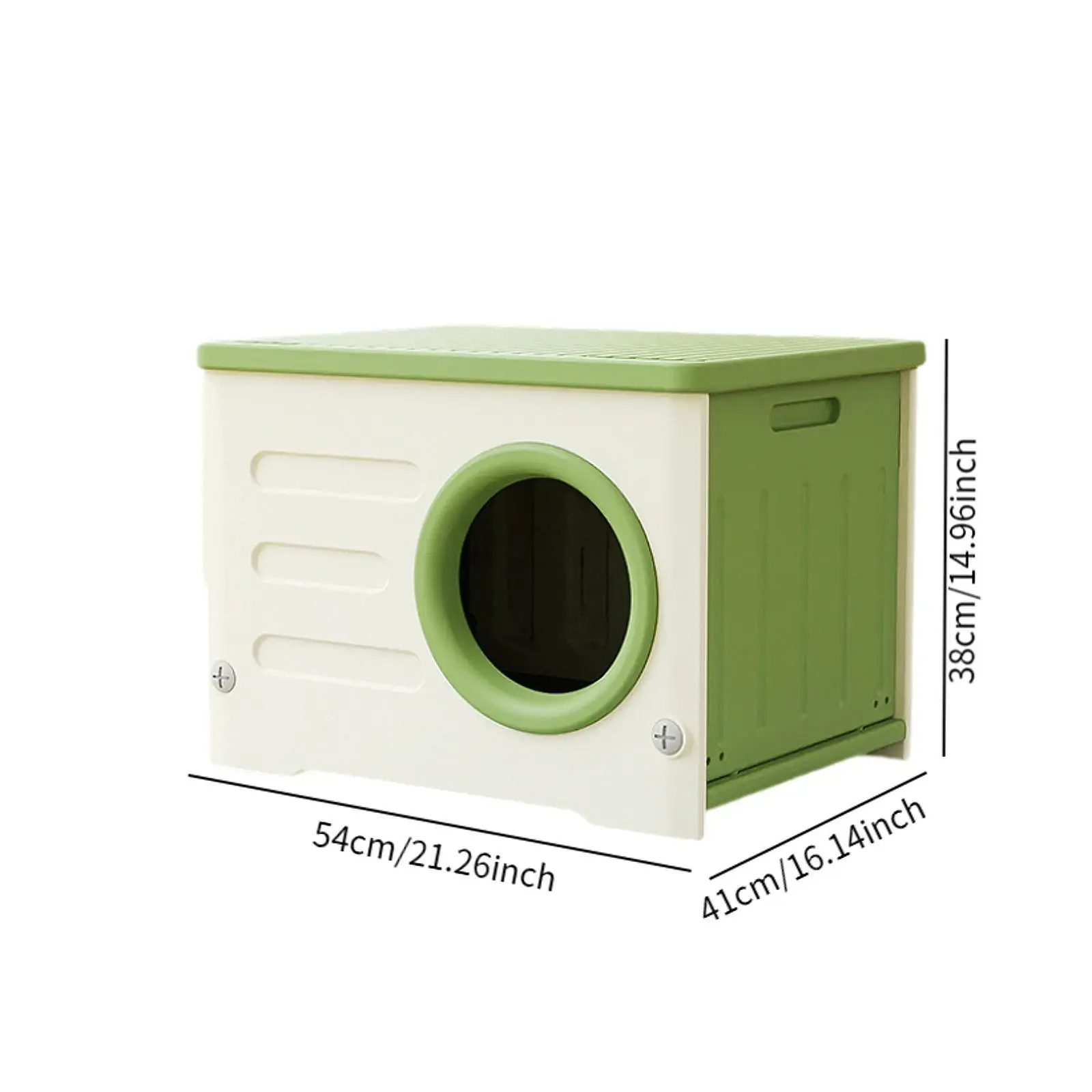 Dog Kennel, Feral Kitty House, Furniture Cave Habitats Hutch, Dog House Puppy Shelter for Small Dogs, Outdoor Indoor Puppy