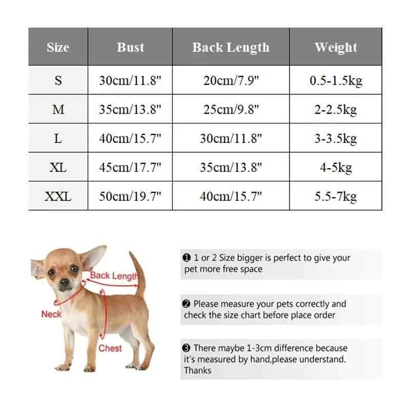 Suéter para perros pequeños en color sólido