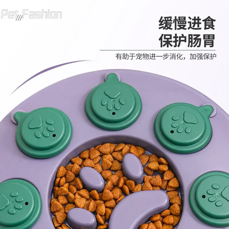 Cuenco de comedero lento para perros, cuenco de rompecabezas antideslizante, platos de alimentación más lenta para perros medianos y pequeños - imagen 5