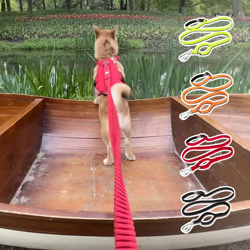 Correa Perros Truelove - Retráctil 2 Mangos Nylon Negro - imagen 5