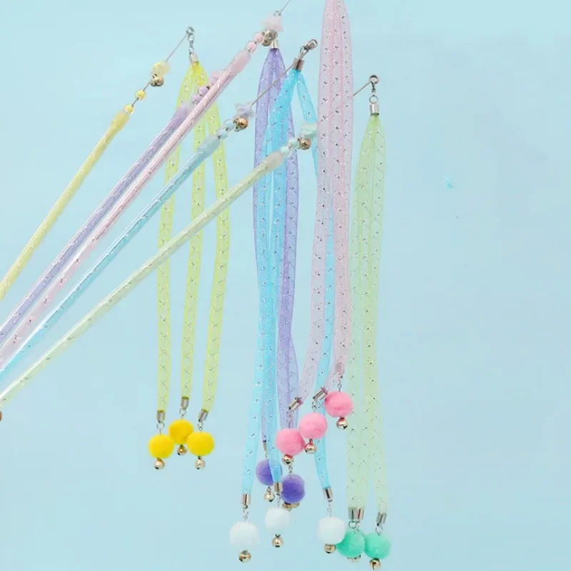 Juguete para gatos, bola de lana, juguetes de cuerda para gatos, palo de rompecabezas, alambre de acero, juguetes interactivos para gatos, pelota resistente a mordeduras, divertido juguete para gatos con campana - imagen 5