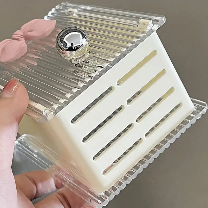 Soporte de pared para cepillo de dientes, estante de almacenamiento de pasta de dientes, colgador portátil sin perforaciones - imagen 2