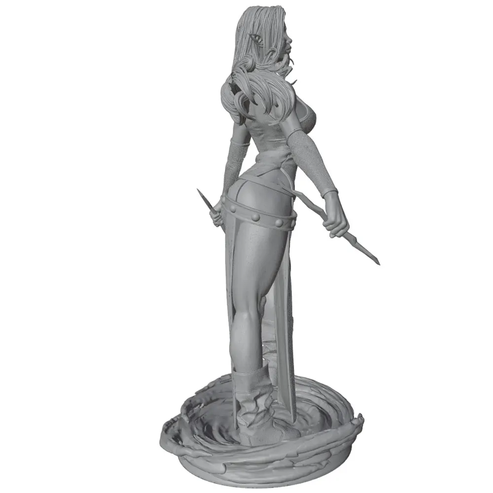 Kit miniaturas resina warrior para pintar y montar – Figuras DIY coleccionable - imagen 5