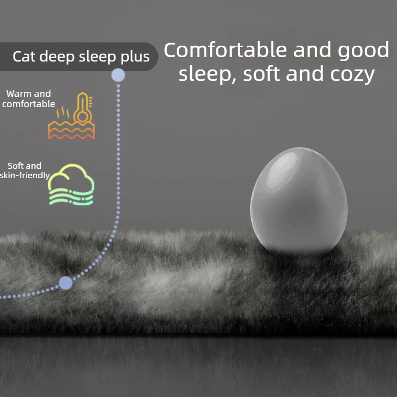 Manta eléctrica impermeable para perros y gatos con funda lavable - imagen 4