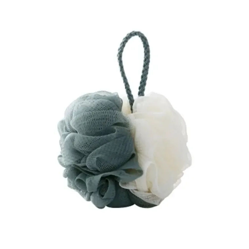 Bola de esponja de baño para mascotas de dos tonos, accesorio interactivo para el cuidado de perros y gatos para limpieza suave, suministro esencial para el baño de mascotas, 1 ud. - imagen 2