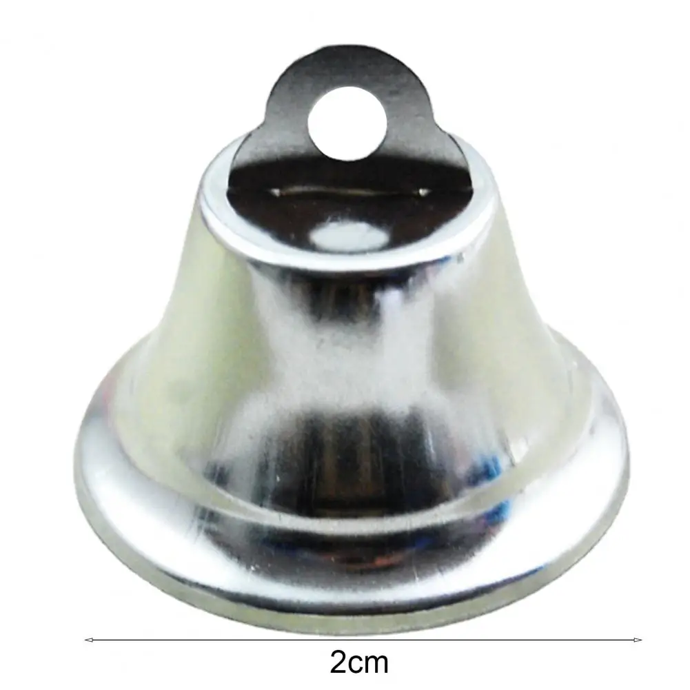 Cascabel colgante de Metal para árbol de Navidad, accesorio de campana útil, exquisita mano de obra, amplia aplicación, dorado, 10 unids/set por juego - imagen 2