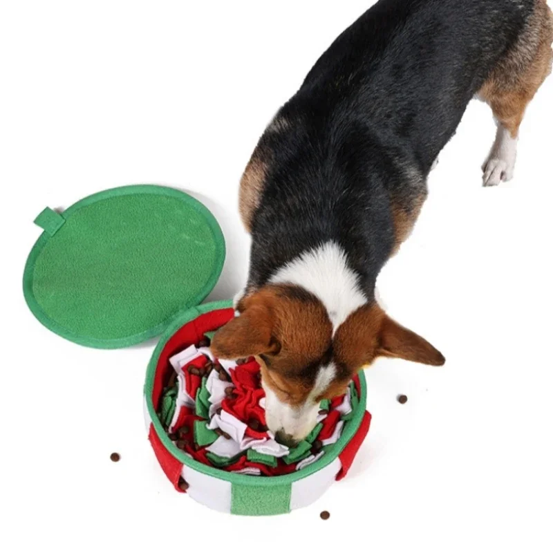 Juguete navideño para mascotas, regalo, estera para olfatear, esteras para olfatear, perros, estimulación Mental de alimentación lenta, alivio del estrés, rompecabezas ajustable para aburrimiento - imagen 2