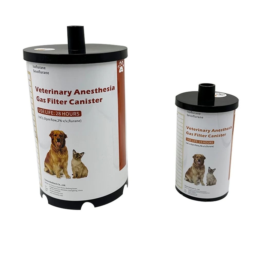 Contenedor de filtro desechable, esponja de filtro integrada que evita la contaminación anestética de la sala de operaciones, veterinario Tothe - imagen 2