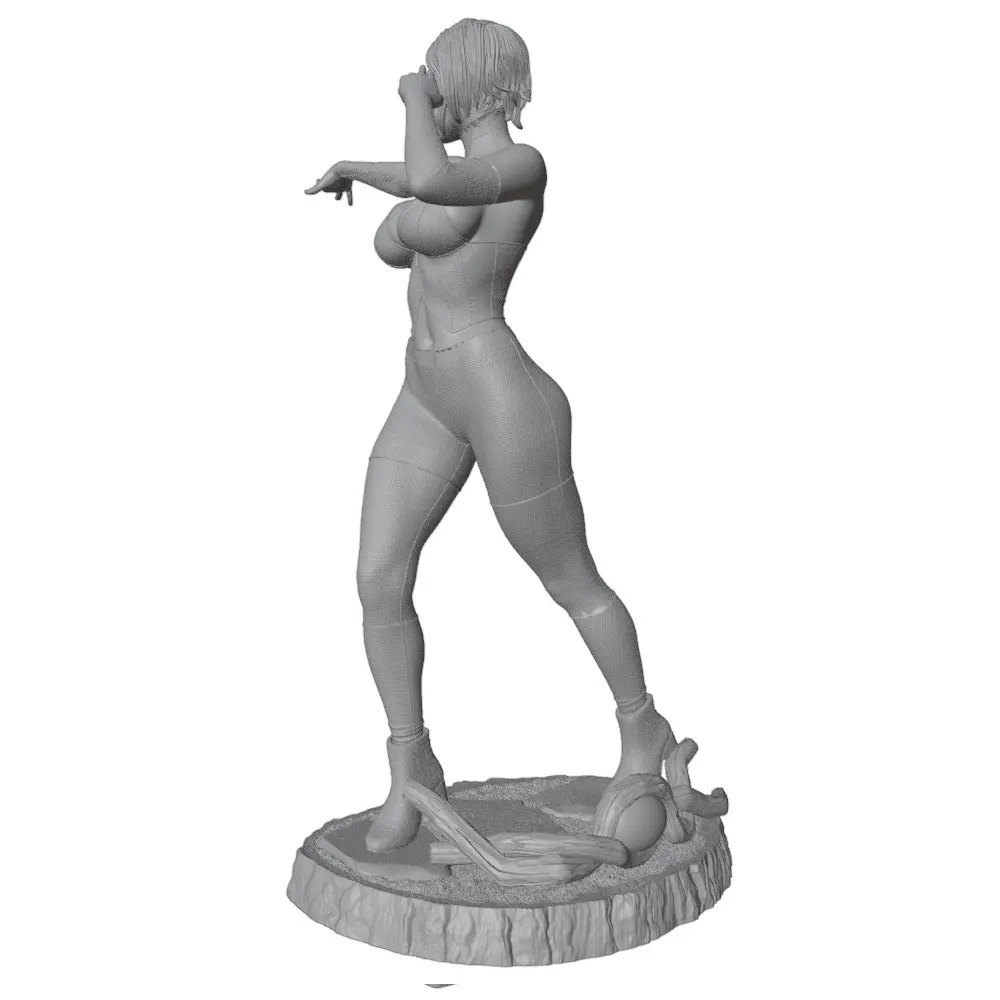 Kit modelo resina 1/24 para coleccionistas – Figura sin pintar - imagen 4