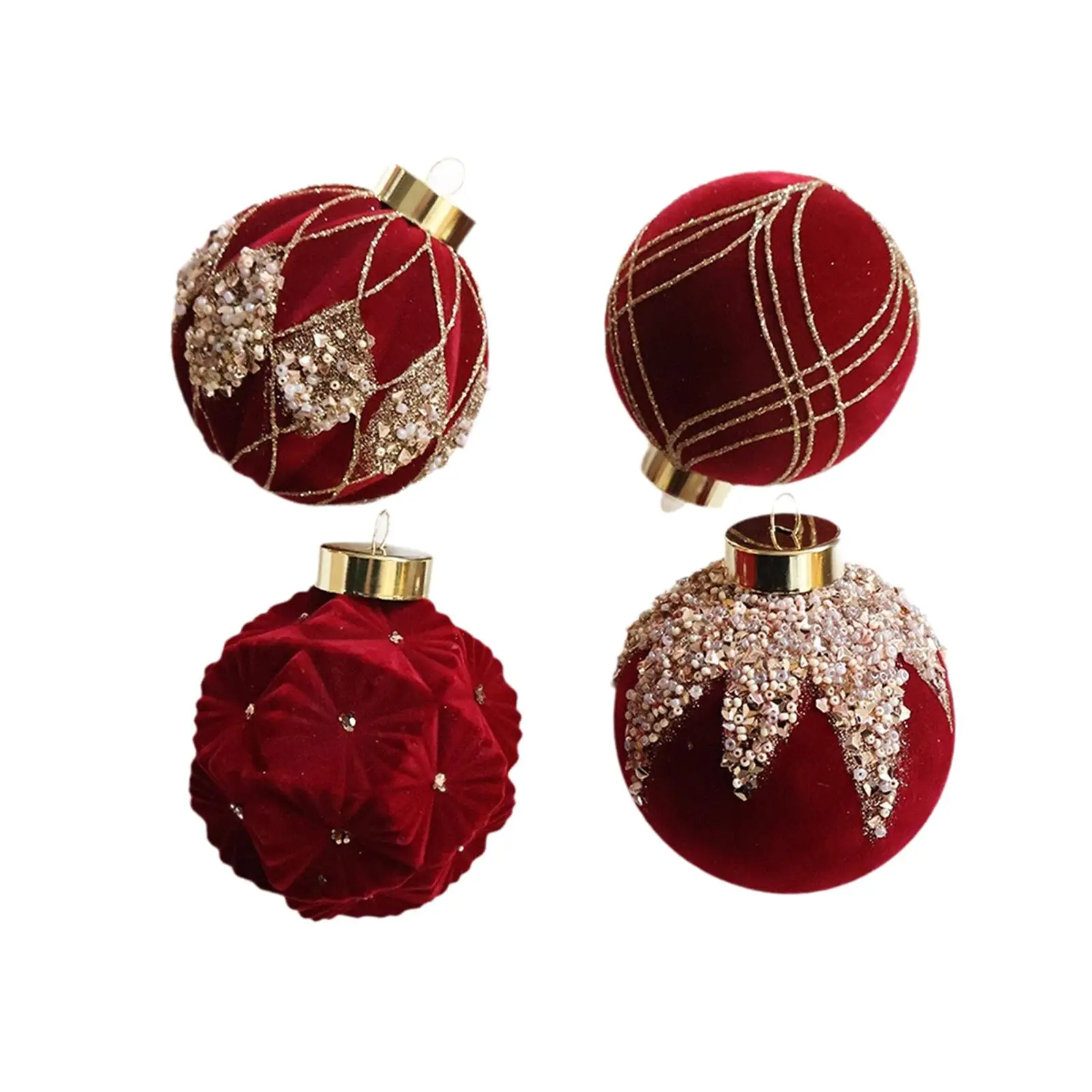 Velvet Christmas Ornament Xmas Decoration,Sturdy,Home Decor,Elegant Xmas Tree Ornament Decorative for Holiday Festivals Decor