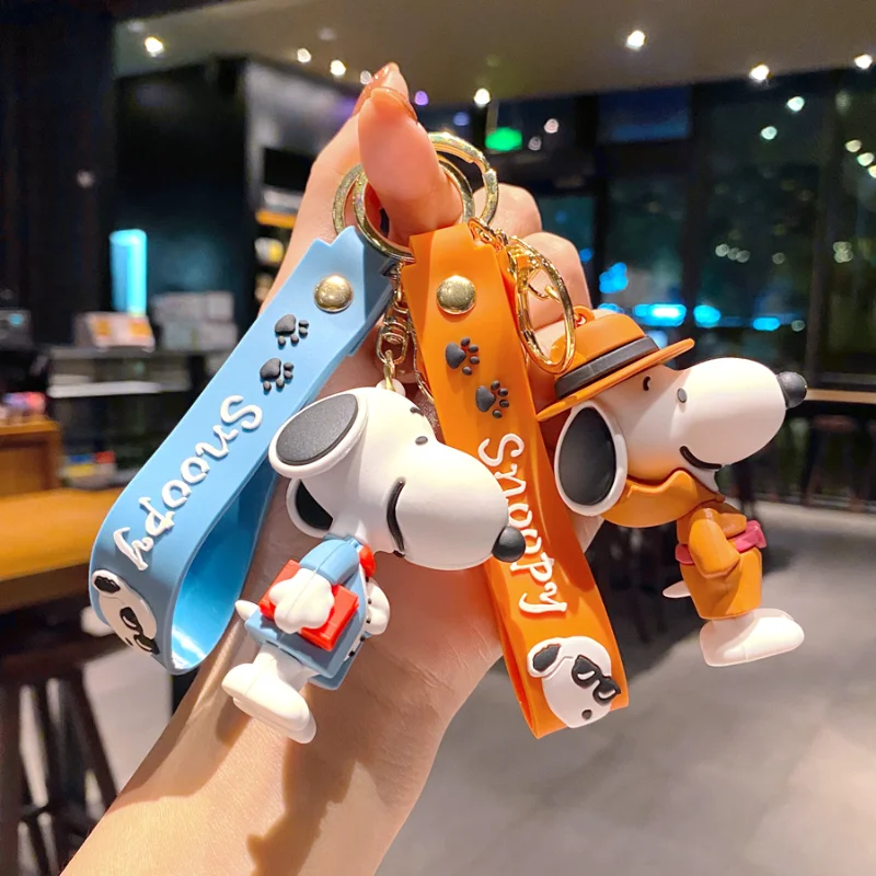 Llavero de Snoopy para coche o bolso – Decoración kawaii para dueños de perros - imagen 4