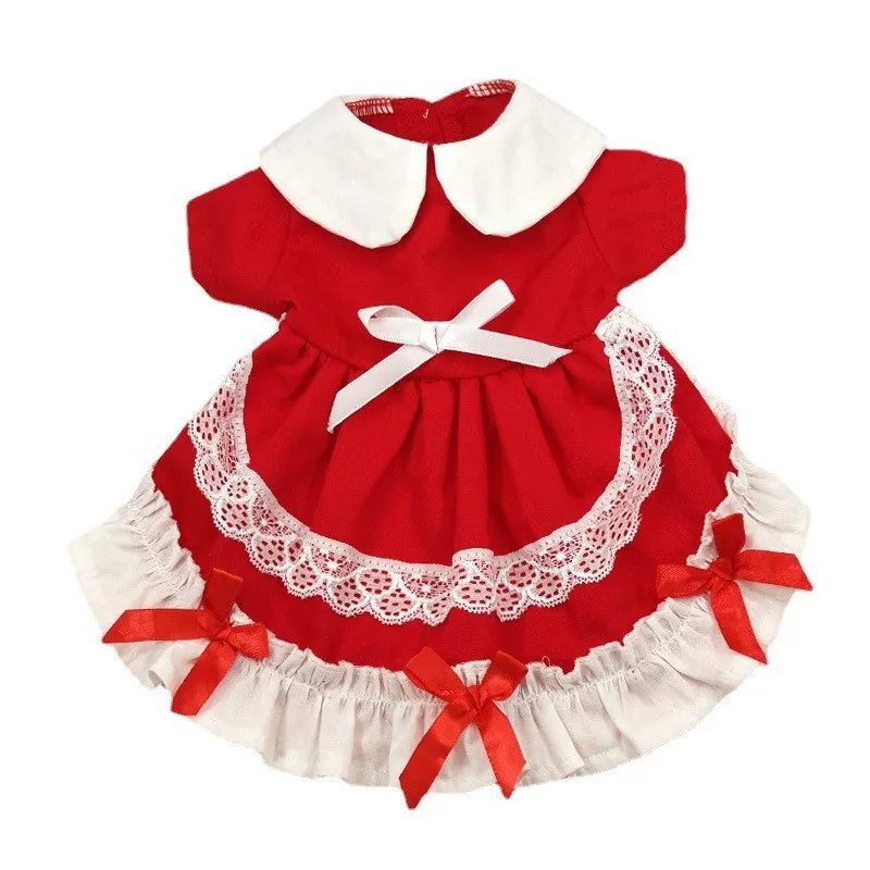 Vestido de sirvienta de Navidad para mascotas, ropa para perros, vestido de pastel de encaje lindo, ropa para mascotas dulces y encantadoras, vestidos para perros pequeños