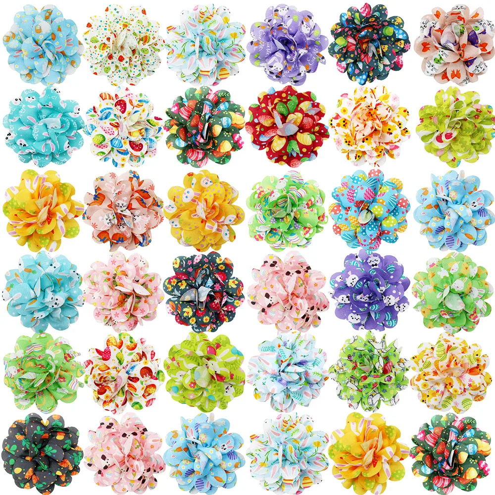 Nuevo 50 corbatas de pajarita para perro para Pascua, pajaritas para quitar perros pequeños y gatos, lazos para mascotas, accesorios para el cabello para perros - imagen 2