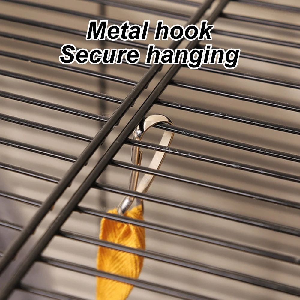 Hamaca acogedora para mascotas, cama colgante suave y cálida para dormir, nido de lana para mascotas, Animal PEQUEÑO, pájaro, hámster, ardilla, jaula de felpa, accesorio, 1 ud. - imagen 5