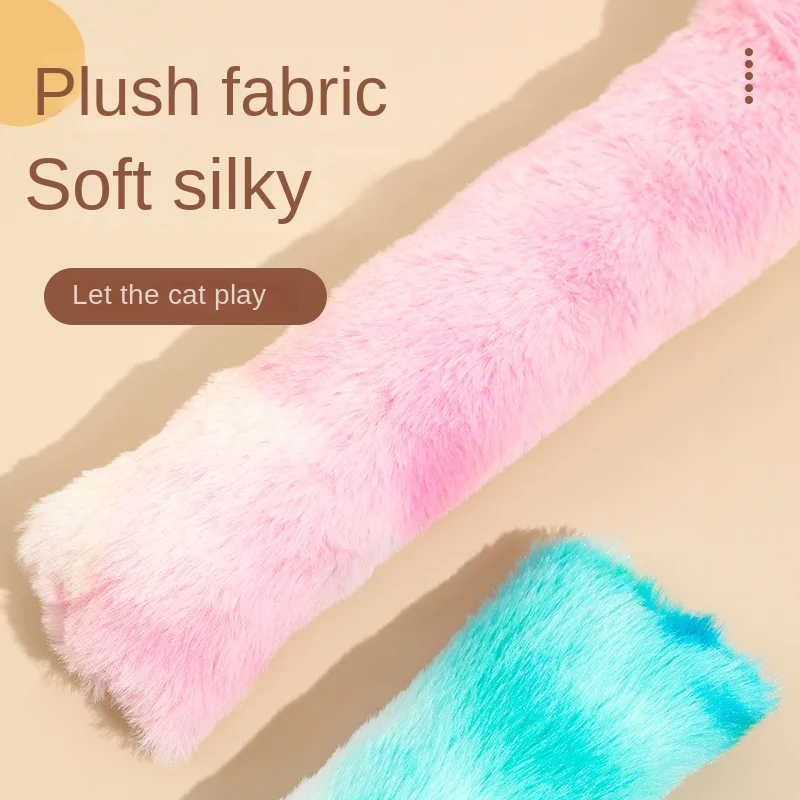 Juguetes interactivos para masticar gatos, palos para patadas de gatito, juguete de hierba gatera de felpa suave, juguete duradero para patadas de gato para limpieza de dientes y juegos en interiores - imagen 2