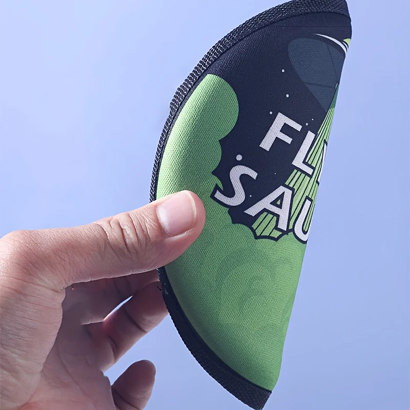 Platillo volador resistente a mordeduras, juguetes para perros pequeños y medianos, divertido juguete interactivo para masticar cachorros, suministros para mascotas - imagen 5