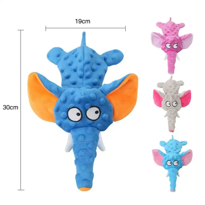 Juguete de peluche para mascotas, rompecabezas con forma de Animal y voz para perros y gatos, juguete interactivo resistente a mordeduras para limpieza de dientes de perros, juguete para masticar, suministros para mascotas - imagen 4