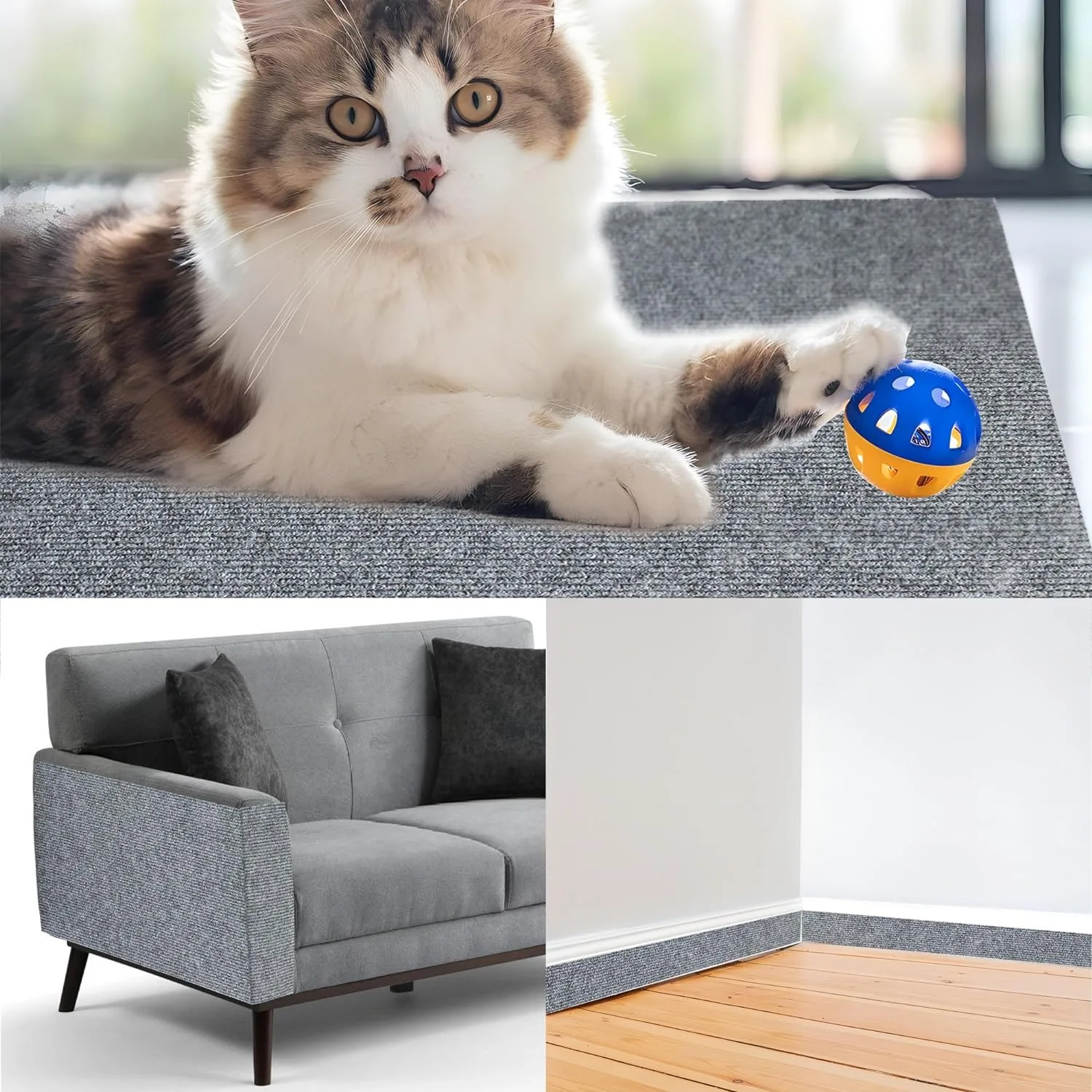 Protectores de muebles para mascotas, protección contra arañazos para gatos, protector de sofá para gatos, 1 paquete - imagen 5