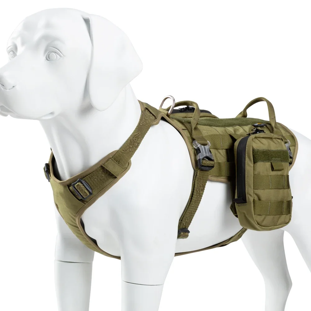 TRUELOVE-mochila militar de entrenamiento táctico de alto rendimiento, arnés de servicio para perros con tela impermeable de nailon Dupont 66, YH1805 - imagen 2