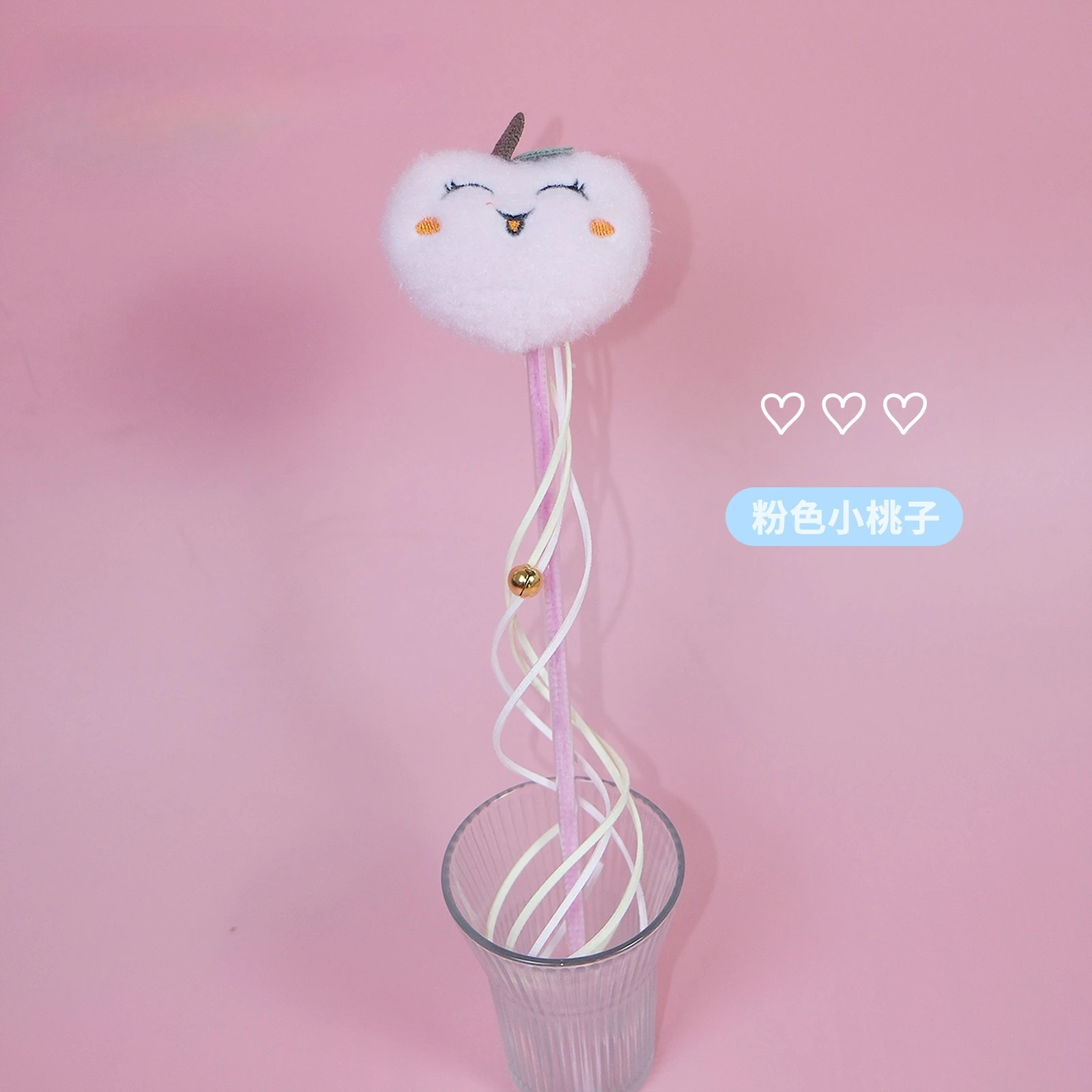 Palo de fruta bonito para gato, palo de cola larga con borla, resistente a mordeduras de fruta, juguete calmante para gatos, productos para mascotas, juguetes interactivos - imagen 4