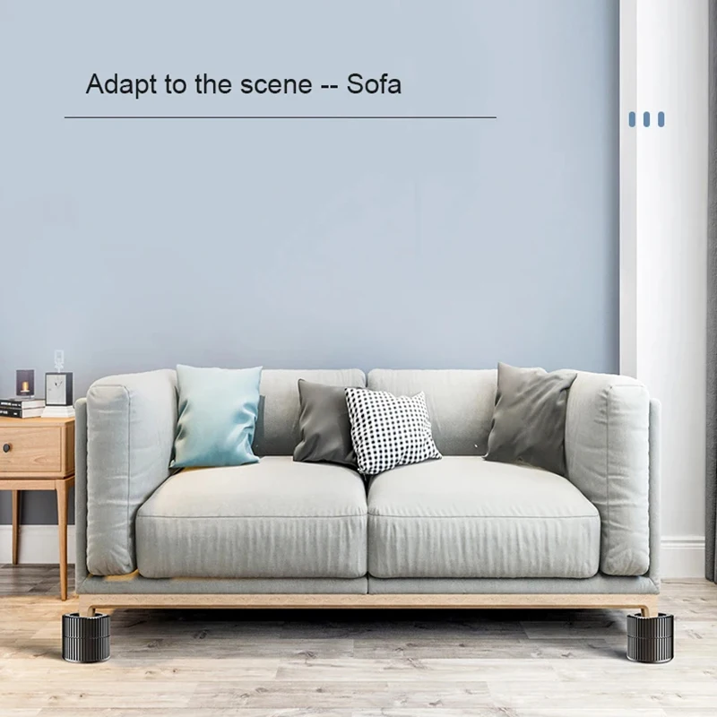 Almohadillas antivibración para pies, alfombrilla de goma antideslizante, amortiguadores silenciosos, soporte Universal para lavadora, refrigerador, muebles, 4 Uds. - imagen 4