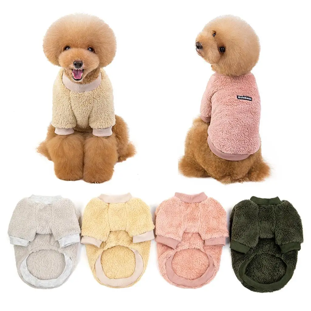 Pet Puppy Warm Coat Dog Soft Comfortable Clothes for Dogs Puppy Doggies