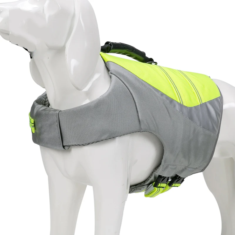 Winhyepet Chaleco salvavidas para perros, ropa de seguridad, chaleco salvavidas para Husky Bulldog Francés, abrigo para exteriores para perros grandes, disfraz reflectante a la moda - imagen 3